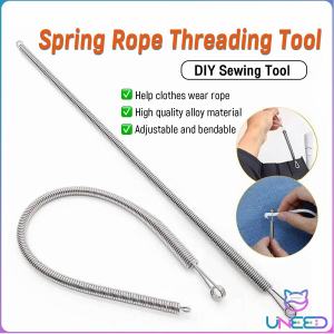 Need 1Pc Bendable Spring Rope Threading Tool Waist Rope Hat Rope Threading Device Sewing Tool