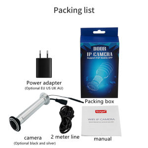 16mm Door Wifi Eye Camera 5G 2.4G TUYA Diameter 15.8mm Wide-angle Security Door Peephole WiFi Wireless Cat-eye Camera P2P ONVIF