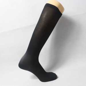 Tất Ống Dài Lưng Cao Màu Đen Cho Nữ Chất Liệu Nylon Dài Đến Đầu Gối Mùa Hè Phần Mỏng Định Hình Chân Màu Nguyên Chất Phong Cách Đơn Giản