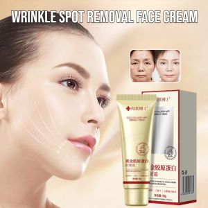 Golden Collagen Wrinkle Face Cream Spot Removal Face Essence Cream Moisturizing Cream Repair Cream 黄金胶原蛋白抗皱霜