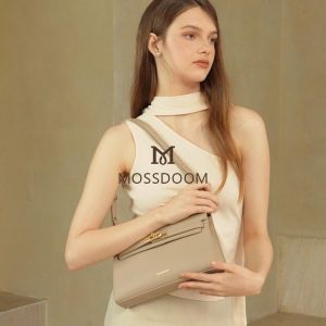 MOSSDOOM Tas Bahu Junia Bag Fashion Wanita Kekinian Model Mewah Minimalis