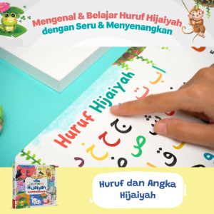 buku My First Learning Hijaiyah boardbook anak belajar hijaiyah wipe and clean book - ziyadbooks