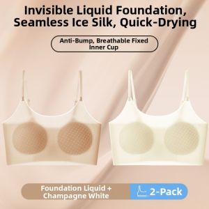 YUNASHA | Youth Development Girl Underwear Seamless Ice Silk Bra