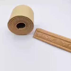 JT5 3D Foam Waterproof Wallpaper Border Waist Line Sticker Baseboard Corner Home Decor