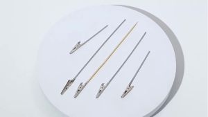 ●10/20/50Pcs Wood And Metal Painting Stand Alligator Clip Stick Modeling Tool For Airbrush Model Part DIY Accessories