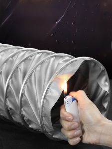 Ống Gió Bằng Vải Thủy Tinh Chịu Nhiệt Độ Cao Ống Thông Gió Ống Hút Khói Ống Mềm Có Thể Kéo Dài Ống Gió Công Nghiệp
