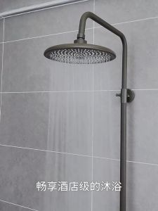 Pressurized Shower Head Bathroom Top Spray Bath Large Water Outlet Single Rain Fixed Area