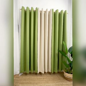 NAVI - 1PC KOREAN SOFT BLOCKOUT CURTAIN | BASIC SHADES | Ring For Living Room Bedroom | SOLD PER PIECE
