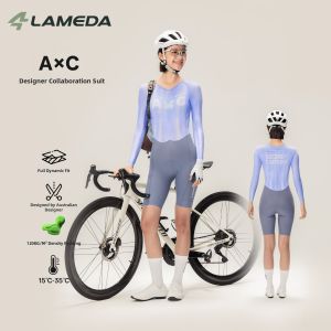 LAMEDA(兰帕达) | High-end Integrated Cycling Suit for Men and Women Long Sleeve Shorts