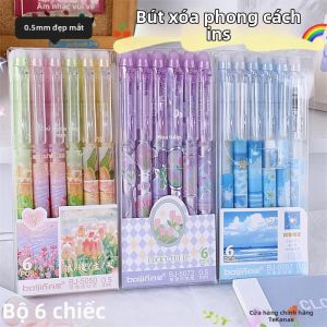 TEKANAI | Bút Học Sinh Kiểu Tẩy Xóa Màu Xanh Đen
