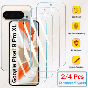 2/4PCS Tempered Glass For Google Pixel 9 8 Pro XL Screen Protectors Google Pixel 9 8 Pro 8Pro 9Pro XL Film Full Cover Glue