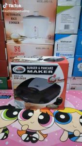 Kyowa Burger & Pancake Maker KW-2629 Burger & Pancake Maker with Non-Stick Plates (Black) KW2629 Kyowa Kw 2629 Hamburger Maker Burger King Waukee Craft Burger Nyc - Lazada