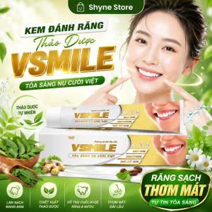 Kem Đánh Răng Vsmile 150g | Hương Cafe Thơm Mát - Organic Thảo Dược