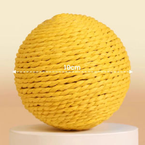 HOOPET | Interactive Self-Play Sisal Ball & Feather Wand Cat Toys