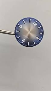 GRAMOCK 31mm Watch Dial Green Luminous Fit NH35 Movement Mens Watch Replacement Parts