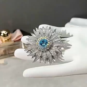 Elfindo-216 Bros Wanita Model Mutiara Crystal / Bros Lucu Super Mewah Trendy Style Kekinian