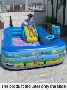 Inflatable Pool Slide Water Slide Inflatable Swimming Water Slide Anti-tip Inflatable Slide