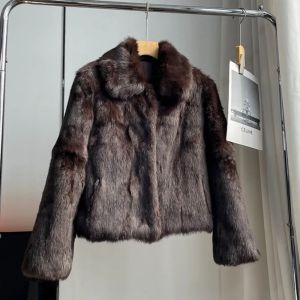 OFTBUY Real Fur  Jacket Natural Rabbit Fur Coat Women New Autumn Winter Female Leather and Fur Womens Clothing Outerwear Lady