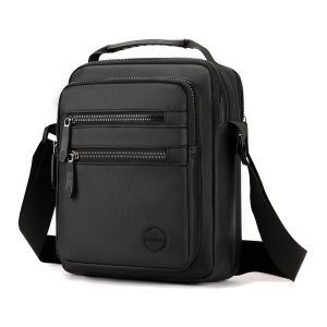Casual Mens Shoulder Bag Multiple Pockets Business Crossbody Bag for Men Daily Commuting Bag