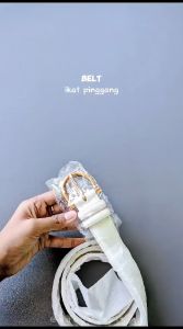 Ikat Pinggang Wanita Kulit Slim Casual Warna Warni Dengan Gesper