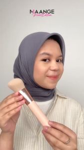 MAANGEpinkiedition High Quality Large Brush Set Loose Powder Brush Easy To Use For Beginners 55002