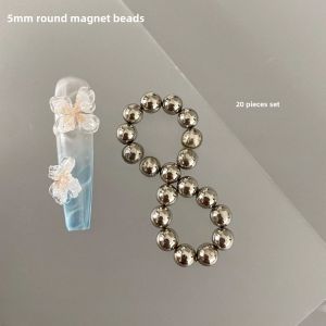 Internet Hot Ocean Sparkling Magnetic Beads Preferred 5mm round Steel Ball Magnet Manicure Implement