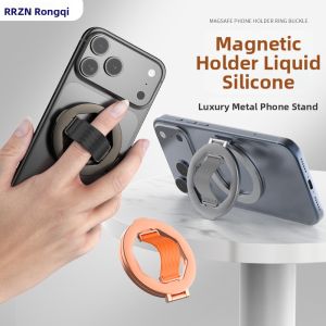 RQZN | Magnetic Rotating Foldable Phone Ring Stand Support Anti-Drop 2in1