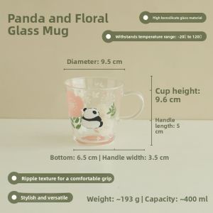 LOTUS BLUE | Household High Borosilicate Glass Mug