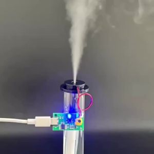 DC 5V Ultrasonic Atomizer Humidifier Module Single Spray Fog Volume Adjustable 3 Levels Type C for Home And Office