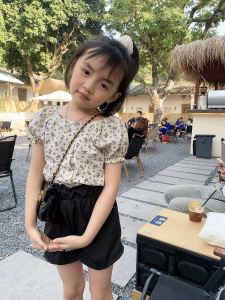 Girls Shorts Summer New Children Korean Style Loose All-Match Solid Color Little Girl Baby Princess Style Short Pants