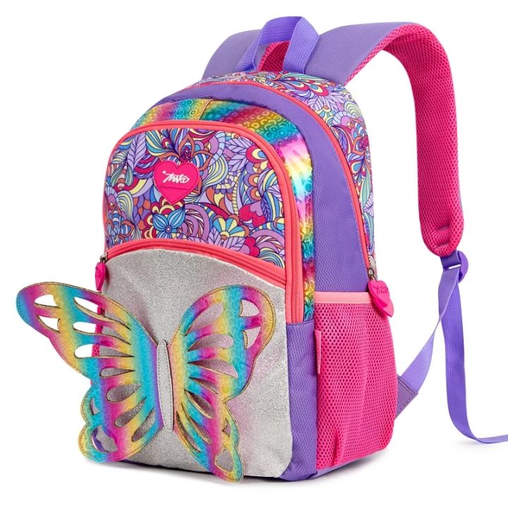 Kids Backpack for Girl Glitter Sequins Toddler Pre school Bag 3D Fairy  Butterfly Reversible Glitter Bookbag 15 Inch for 4-8 Year Lazada PH