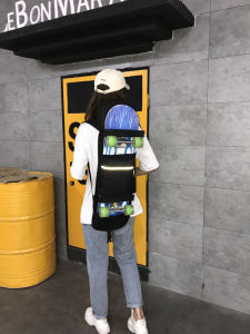 Professional Skateboard Bag Oxford Cloth Canvas Double Shoulder Longboard Electric Skateboard Portable Foldable Surfboard