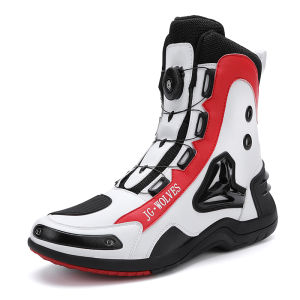 New Motorcycle Boots Men Women Knight Outdoor Riding Anti-slip Winters Sneakers Shoes Bicycle Mountain Racing Road Speed Autumn