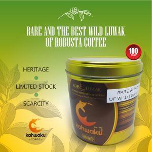 Kopi Luwak Asli Liar Hasil Alam 100 Gram Best Rare Coffee Bean Robusta Lampung