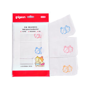 Pure Cotton Baby Handkerchiefs Scarves Three Pieces per Pack Two Packs Infant Saliva Towels Soft Fabric for Newborns And Toddlers