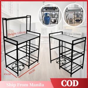 Gas Stove Stand Rack Kitchen Heavy Duty Organizer Stainless Gas Stove Stand Rack Kitchen Heavy Duty Organizer Stainless Patungan Ng Lagayan Ng Kalan