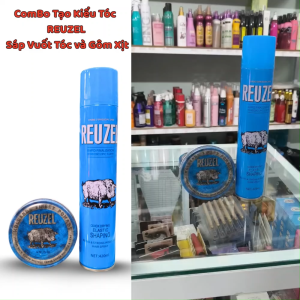 Sáp và gôm tạo kiểu tóc REUZEL giúp tạo kiểu tóc nam hoàn hảo chính hãng.