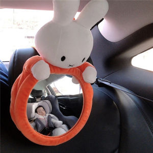 2025 Korean childrens rearview mirror car baby safety seat observation mirror baby cartoon acrylic car mirror