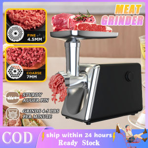 Electric Meat Grinder Meat Mincer Heavy Duty Stainless Steel Meat Grinder Original Food Processing Kitchen Utensil Chopping Machine Multi-Functional Sausage Filler High-Power Grinder With 3 Grinding Plates For Commercial Household