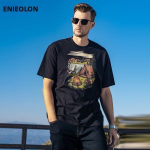 Enjeolon | Heavyweight Cooling Antibacterial Sun-protective Mens Short Sleeve T-shirt