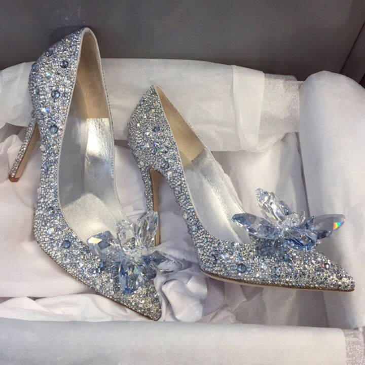 Crystal shop shoes heels