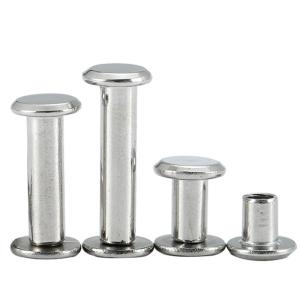 BAIRUITE | Stainless Steel Nickel Plated Mother and Child Rivets Copper Plated Coupling Screws