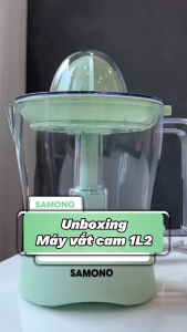 (BH 1 năm) Máy vắt cam tự động Samono SW-JC40 700ml công suất 40W tự đảo 2 chiều nhỏ gọn kiệt bã - hàng chính hãng