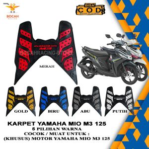 Pijakan Kaki Karpet Motor Yamaha Mio M3 125 Monster Karpet Motor Mio Terbaru 5 Pilihan Warna