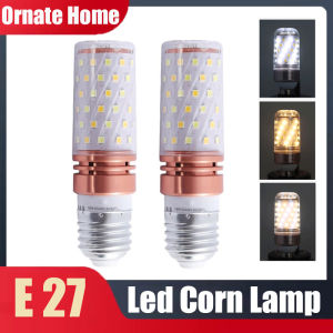 E27 LED Bulbs Energy-Saving 3Colors Lighting 12W AC220V Corn Lamp for Table Wall Lamp Chandeliers Home Lighting