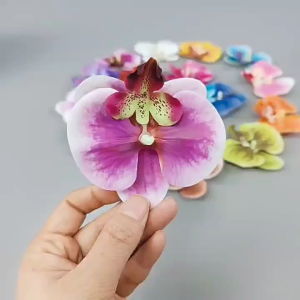 TY Hiasan Kepala Gadis Jepit Rambut Bunga Anggrek Kupu-kupu Hiasan Kepala Aksesoris Rambut Bunga Kelas Atas Jepit Rambut Korea Wanita