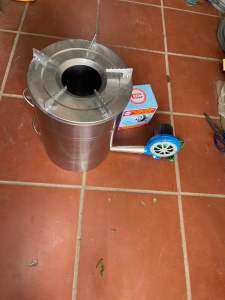 BẾP CHẤU 2 LÒNG TO KÈM KHÒ CHÁY NHƯ BẾP GAS