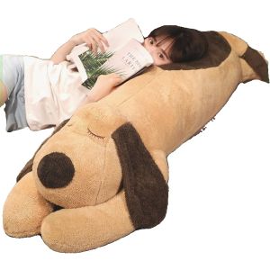 Lying Puppy Dog Doll Doll Plush Toys Dog Doll Removable and Washable Big Doll Sleeping Pillow for Girl Bench