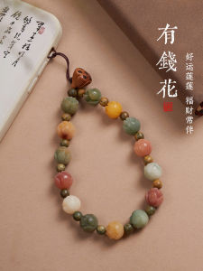 White Jade Buddha Phone Strap Womens Style Mobile Phone Case Chain Handheld Rope Creative Gift Festival Supplies