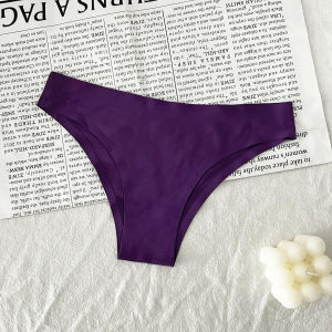 Quần Lót Tam Giác Lưng Thấp Bằng Vải Cotton Ice Silk Pure Cotton Cạp Thấp Nửa Hông Gợi Cảm Nhanh Khô Thể Thao Mới Cho Nữ